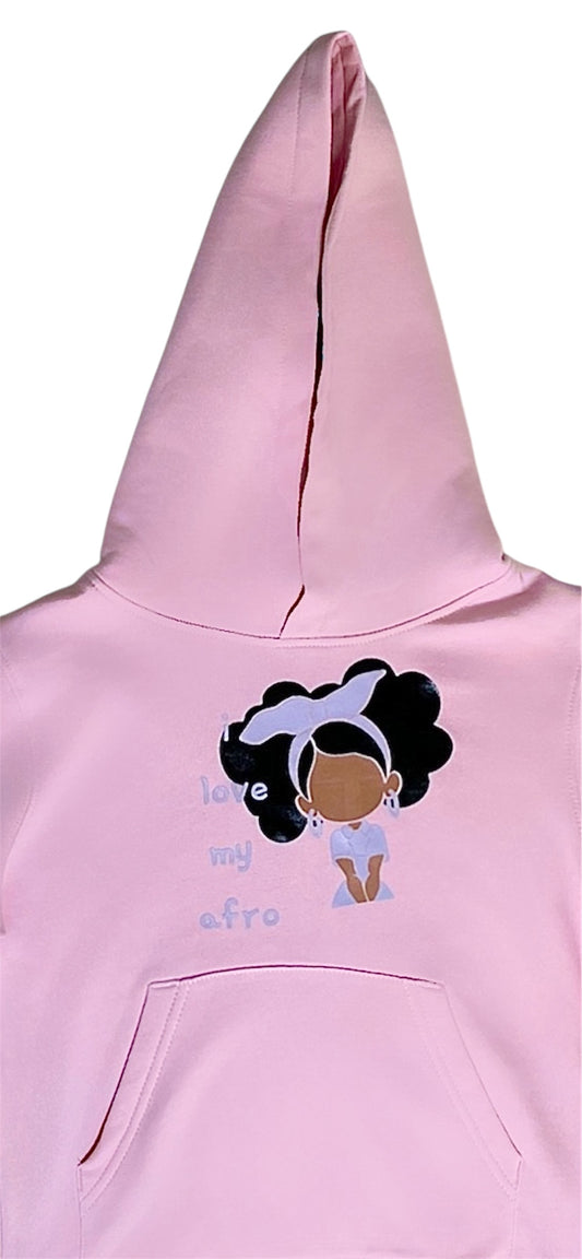 Hoodie - I love my afro