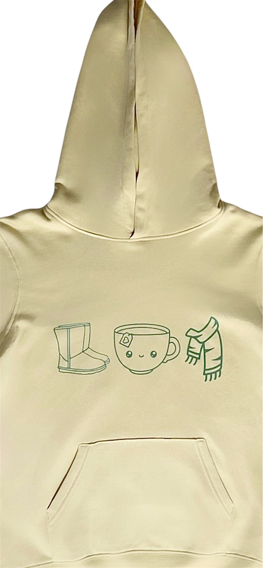 Hoodie - Cozy Autumn  (boots, cup & scarf)